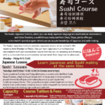 【Sushi Course】 A new course to learn Japanese language + sushi making method